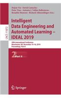 Intelligent Data Engineering and Automated Learning – IDEAL 2019