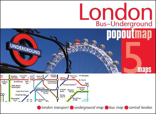 London Bus and Underground PopOut Map