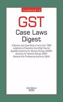 Taxmann's GST Case Laws Digest (2nd Edition 2020) [Hardcover] Taxmann