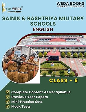 WEDA's English Comprehensive Guide for Class 6th Sainik and Rashtriya Military Schools | SS 6 | RMS 6 | SS6 | RMS6 | Sainik School 6 Paperback – 5 June 2025