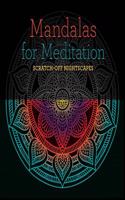 Mandalas for Meditation: Scratch-Off Nightscapes