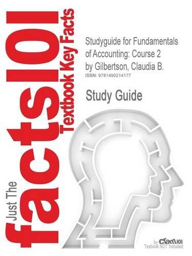 Studyguide for Fundamentals of Accounting