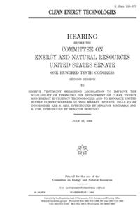 Clean energy technologies