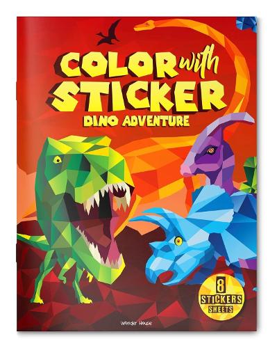 Color with sticker Dino Adventure