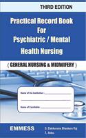 Practical Record book for psychiatric / Mental Health Nursing (GNM)