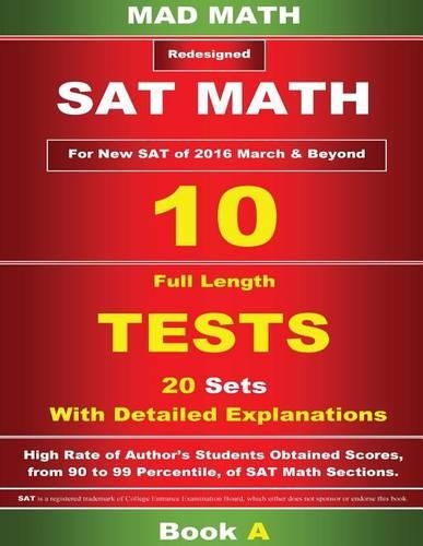 Book a Redesigned SAT Math 10 Tests