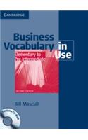 Business Vocabulary In Use Elementary To Pre-Int. 2/e With Ans. And CD-ROM South Asian Ed.