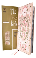 The Jesus Bible Artist Edition, ESV, (With Thumb Tabs to Help Locate the Books of the Bible), Leathersoft, Peach Floral, Thumb Indexed