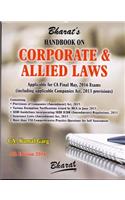 Handbook on Corporate & Allied Laws (as applicable for CA Final May, 2016 Exams)
