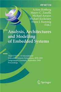 Analysis, Architectures and Modelling of Embedded Systems