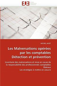 Les Malversations Op�r�es Par Les Comptables D�tection Et Pr�vention
