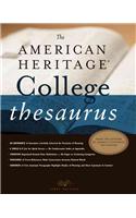 The American Heritage College Thesaurus