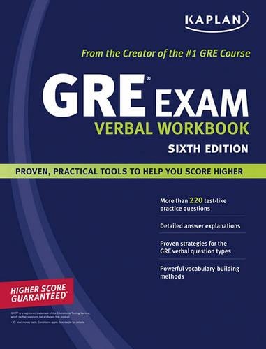 Kaplan GRE Exam Verbal Workbook