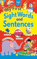 My First Sight Words and Sentences Level 1