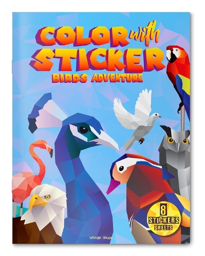 Color with sticker Birds Adventure