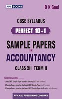 Perfect 10+1 Sample Papers in Accountancy, Term- I Class-XII