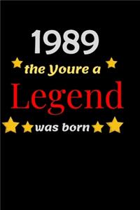 1989 The year a LEGEND was born
