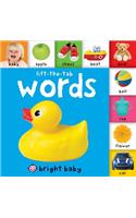 Bright Baby Lift-The-Tab: Words