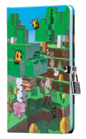 Minecraft: Mobs Glow-In-The-Dark Lock & Key Diary