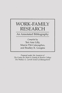Work-Family Research