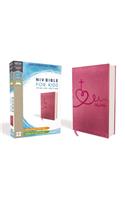 Niv, Bible for Kids, Leathersoft, Pink, Red Letter, Comfort Print