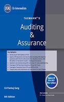 Taxmann's Auditing & Assurance - Covering the subject matter in a Tabular Format in Simple & Concise Language with 850+ Questions & Case Studies for self-practice | CA Intermediate | New Syllabus