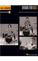 Hal Leonard Drums for Kids a Beginner's Guide with Step-By-Step Instruction for Drumset - Book/Online Audio