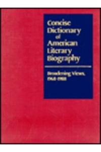 Concise Dictionary of American Literary Biography