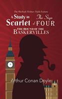 Sherlock Holmes Triple Feature - A Study in Scarlet, The Sign of Four, and The Hound of the Baskervilles
