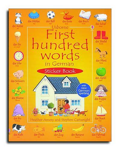 First Hundred Words In German Sticker book
