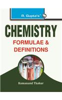 Chemistry Formulae & Definitions