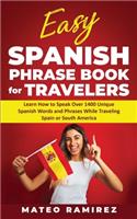 Easy Spanish Phrase Book for Travelers