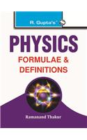 Physics Formulae & Definitions