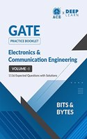 GATE 2022 Practice Booklet 1116 Expected Questions with solutions for Electronics & Communication Engineering Volume 1