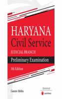 Haryana Civil Service Judicial Branch Preliminary Examination - 5/edition