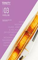Trinity College London Violin Exam Pieces From 2020: Grade 3