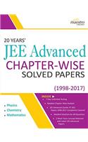 Wileys 20 Years JEE Advanced ChapterWise Solved Papers (1998  2017)