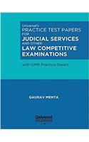 Universals Practice Test Papers for Judicial Services and other Law Competitive Examinations with OMR Practice Sheets