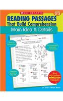 Reading Passages That Build Comprehension: Main Idea and Details Grades 2-3