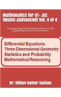 Mathematics for IIT- JEE (Mains &Advanced) Vol. 4 of 4