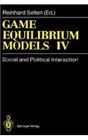 Game Equilibrium Models I