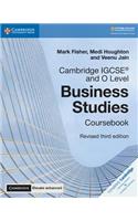 Cambridge IGCSE® and O Level Business Studies Revised Coursebook with Digital Access (2 Years) 3e