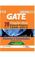 GATE Electronics & Communication Engineering 2016 : 20 Years Chapter-Wise Solved Papers 1996 - 2015 ( Includes 25 Solved Papers Chapter-Wise)