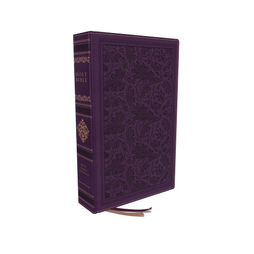 KJV, Personal Size Reference Bible, Sovereign Collection, Leathersoft, Purple, Red Letter, Thumb Indexed, Comfort Print