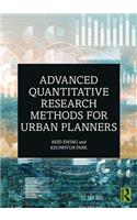 Advanced Quantitative Research Methods for Urban Planners