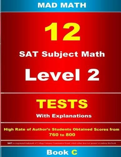 12 SAT Subject Math Level 2 Tests
