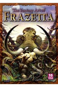 2019 the Fantasy Art of Frazetta 16-Month Wall Calendar