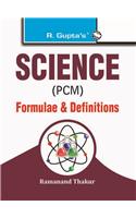 Science (PCM) Formulae & Definitions (Pocket Book)