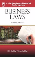 Business Laws (For B. Com. (Hons), Sem-I, University Of Delhi) - 4Th Edn