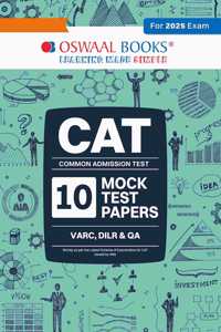 Oswaal CAT (COMMON ADMISSION TEST) | 10 Mock Test Papers | For 2025 Exam